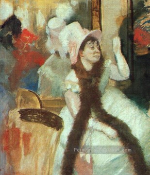  Impressionnisme Art - Portrait après une bal costumé Portrait de Madame Dietz Monnin Edgar Degas